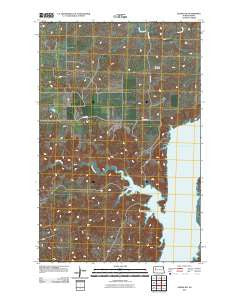 Sanish NW North Dakota Historical topographic map, 1:24000 scale, 7.5 X 7.5 Minute, Year 2011