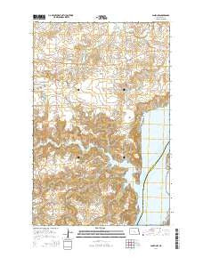 Sanish NW North Dakota Current topographic map, 1:24000 scale, 7.5 X 7.5 Minute, Year 2014