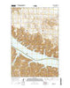Sanish SE North Dakota Current topographic map, 1:24000 scale, 7.5 X 7.5 Minute, Year 2014