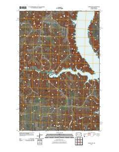 Sanish SW North Dakota Historical topographic map, 1:24000 scale, 7.5 X 7.5 Minute, Year 2011