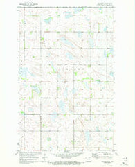 Sarles NE North Dakota Historical topographic map, 1:24000 scale, 7.5 X 7.5 Minute, Year 1970