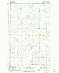 Sarles NE North Dakota Historical topographic map, 1:24000 scale, 7.5 X 7.5 Minute, Year 1970