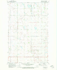 Sarles SE North Dakota Historical topographic map, 1:24000 scale, 7.5 X 7.5 Minute, Year 1970
