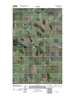 Sarles NE North Dakota Historical topographic map, 1:24000 scale, 7.5 X 7.5 Minute, Year 2011