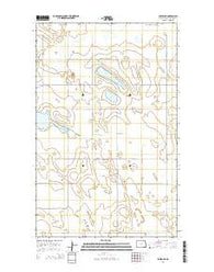 Sarles NE North Dakota Current topographic map, 1:24000 scale, 7.5 X 7.5 Minute, Year 2014