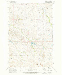 Sather Lake North Dakota Historical topographic map, 1:24000 scale, 7.5 X 7.5 Minute, Year 1972
