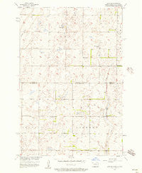 Savo NE South Dakota Historical topographic map, 1:24000 scale, 7.5 X 7.5 Minute, Year 1956