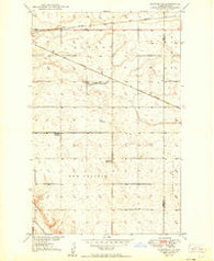 Sawyer NE North Dakota Historical topographic map, 1:24000 scale, 7.5 X 7.5 Minute, Year 1949