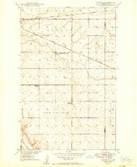 Sawyer NE North Dakota Historical topographic map, 1:24000 scale, 7.5 X 7.5 Minute, Year 1949