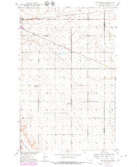 Sawyer NE North Dakota Historical topographic map, 1:24000 scale, 7.5 X 7.5 Minute, Year 1979