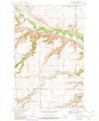 Sawyer North Dakota Historical topographic map, 1:24000 scale, 7.5 X 7.5 Minute, Year 1981