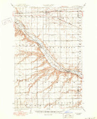 Sawyer North Dakota Historical topographic map, 1:62500 scale, 15 X 15 Minute, Year 1929