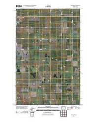 Sawyer NE North Dakota Historical topographic map, 1:24000 scale, 7.5 X 7.5 Minute, Year 2011
