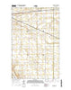 Sawyer NE North Dakota Current topographic map, 1:24000 scale, 7.5 X 7.5 Minute, Year 2014