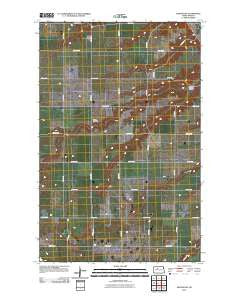 Sawyer SW North Dakota Historical topographic map, 1:24000 scale, 7.5 X 7.5 Minute, Year 2011