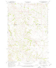 Scairt Woman Draw North Dakota Historical topographic map, 1:24000 scale, 7.5 X 7.5 Minute, Year 1974