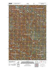 Scairt Woman Draw North Dakota Historical topographic map, 1:24000 scale, 7.5 X 7.5 Minute, Year 2011