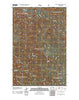 Scairt Woman Draw North Dakota Historical topographic map, 1:24000 scale, 7.5 X 7.5 Minute, Year 2011