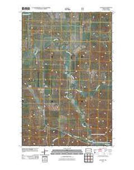 Schafer North Dakota Historical topographic map, 1:24000 scale, 7.5 X 7.5 Minute, Year 2011