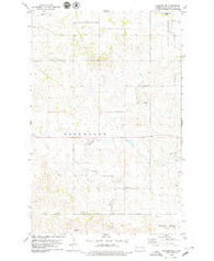Schafer SE North Dakota Historical topographic map, 1:24000 scale, 7.5 X 7.5 Minute, Year 1978