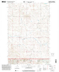 Schafer SE North Dakota Historical topographic map, 1:24000 scale, 7.5 X 7.5 Minute, Year 1997