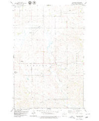 Schafer North Dakota Historical topographic map, 1:24000 scale, 7.5 X 7.5 Minute, Year 1978