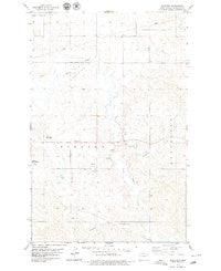 Schafer North Dakota Historical topographic map, 1:24000 scale, 7.5 X 7.5 Minute, Year 1978