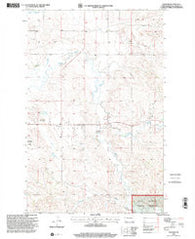 Schafer North Dakota Historical topographic map, 1:24000 scale, 7.5 X 7.5 Minute, Year 1997