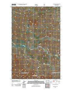 Schafer SE North Dakota Historical topographic map, 1:24000 scale, 7.5 X 7.5 Minute, Year 2011
