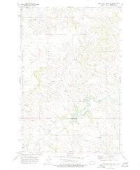 Schaffner Creek NE North Dakota Historical topographic map, 1:24000 scale, 7.5 X 7.5 Minute, Year 1973