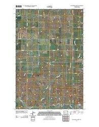 Schaffner Creek North Dakota Historical topographic map, 1:24000 scale, 7.5 X 7.5 Minute, Year 2011