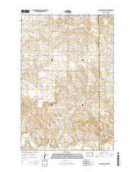 Schaffner Creek North Dakota Current topographic map, 1:24000 scale, 7.5 X 7.5 Minute, Year 2014