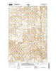 Schaffner Creek North Dakota Current topographic map, 1:24000 scale, 7.5 X 7.5 Minute, Year 2014