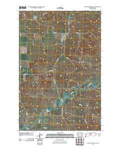Schaffner Creek NE North Dakota Historical topographic map, 1:24000 scale, 7.5 X 7.5 Minute, Year 2011