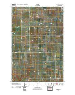 Schefield North Dakota Historical topographic map, 1:24000 scale, 7.5 X 7.5 Minute, Year 2011