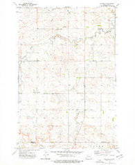 Schefield North Dakota Historical topographic map, 1:24000 scale, 7.5 X 7.5 Minute, Year 1973