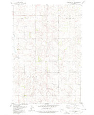 Schell Buttes NW North Dakota Historical topographic map, 1:24000 scale, 7.5 X 7.5 Minute, Year 1979