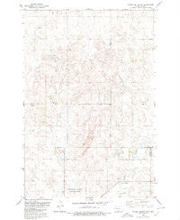 Schell Buttes SW North Dakota Historical topographic map, 1:24000 scale, 7.5 X 7.5 Minute, Year 1979