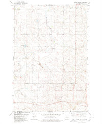 Schell Buttes North Dakota Historical topographic map, 1:24000 scale, 7.5 X 7.5 Minute, Year 1979