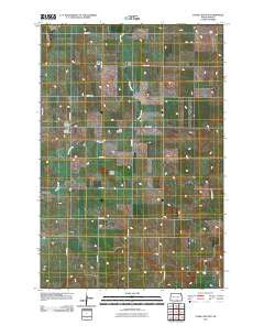 Schell Buttes North Dakota Historical topographic map, 1:24000 scale, 7.5 X 7.5 Minute, Year 2011
