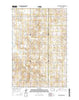Schell Buttes NW North Dakota Current topographic map, 1:24000 scale, 7.5 X 7.5 Minute, Year 2014