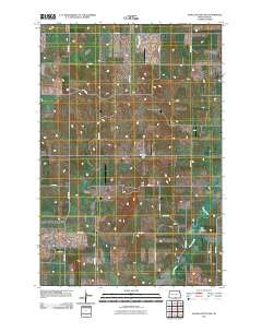 Schell Buttes SW North Dakota Historical topographic map, 1:24000 scale, 7.5 X 7.5 Minute, Year 2011