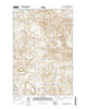 Schlecht-Weixel Dam North Dakota Current topographic map, 1:24000 scale, 7.5 X 7.5 Minute, Year 2014