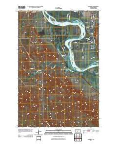 Schmidt North Dakota Historical topographic map, 1:24000 scale, 7.5 X 7.5 Minute, Year 2011