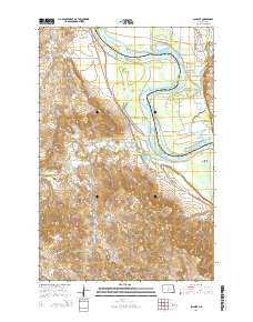 Schmidt North Dakota Current topographic map, 1:24000 scale, 7.5 X 7.5 Minute, Year 2014
