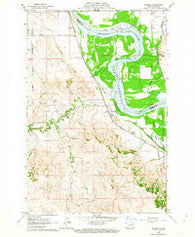 Schmidt North Dakota Historical topographic map, 1:24000 scale, 7.5 X 7.5 Minute, Year 1962