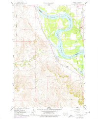 Schmidt North Dakota Historical topographic map, 1:24000 scale, 7.5 X 7.5 Minute, Year 1962