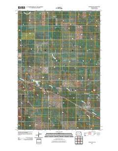 Scranton North Dakota Historical topographic map, 1:24000 scale, 7.5 X 7.5 Minute, Year 2011