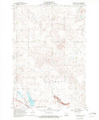 Scranton NE North Dakota Historical topographic map, 1:24000 scale, 7.5 X 7.5 Minute, Year 1969