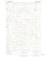 Scranton SW North Dakota Historical topographic map, 1:24000 scale, 7.5 X 7.5 Minute, Year 1973
